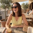 Alena sárga csipkés felső selyemmel 