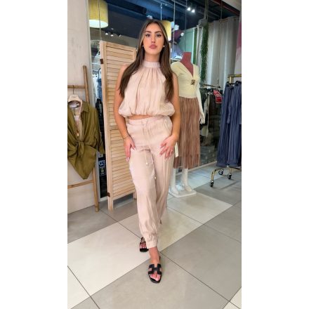 Irina púder színű ballon nadrág 