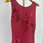 Chiara burgundi maxi elegáns ruha 