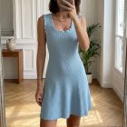 Elena kék mini ruha 