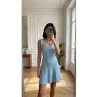 Elena kék mini ruha 