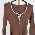 Celeste csokibarna ruha