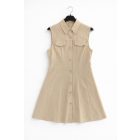 Mirelda bézs mini ruha 