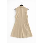 Mirelda bézs mini ruha 