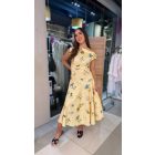 Mara virágos midi ruha 