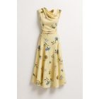 Mara virágos midi ruha 