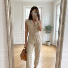 Bora bézs színű overál 