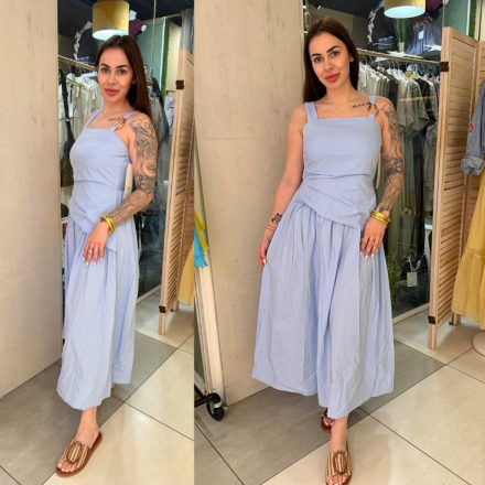 Alina kék színű midi ruha