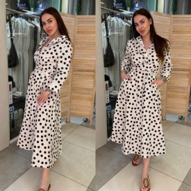 Dotty pöttyös midi ruha 