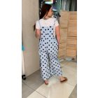 Dorothy kék pöttyös overál 