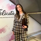 Carina kockás kétrészes szett 