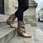 Solena arany színű csizma